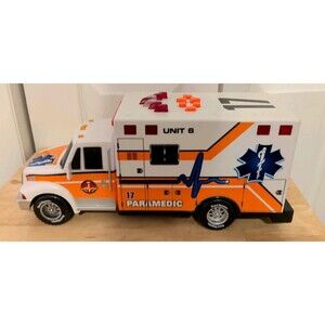Road Rippers Rescue Paramedic Ambulance Light Sound White Truck Large Toy State